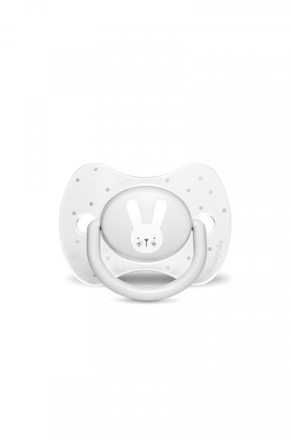 Suavinex Set cadou nou nascut cu 4 articole iepuras gri Hygge