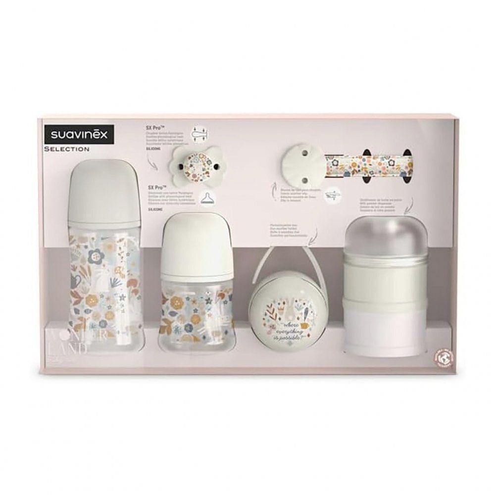 Suavinex Set cadou Wonderland 6 piese bej
