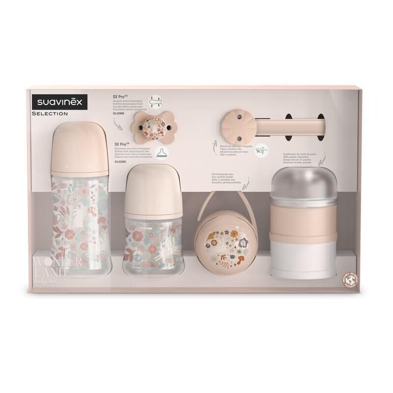 Suavinex Set cadou Wonderland 6 piese roz