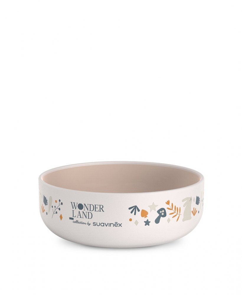 Suavinex Set pentru masa roz +6 luni Go natural