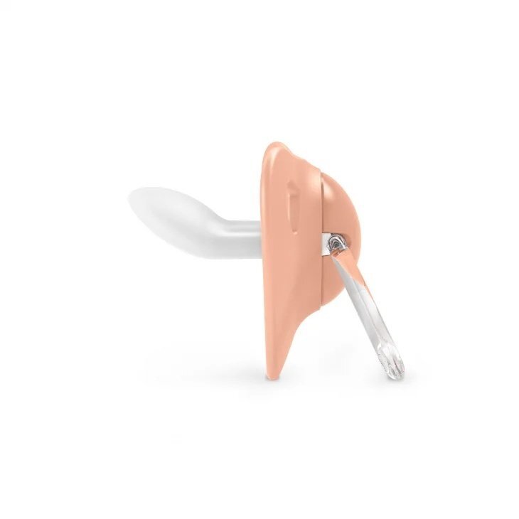 Suavinex Suzeta anatomica din silicon 2 buc pentru 6-18 luni Dreams piersica