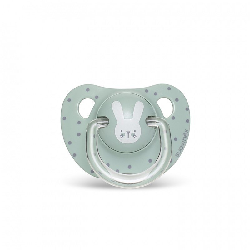 Suavinex Suzeta anatomica Hygge +18 luni iepuras verde