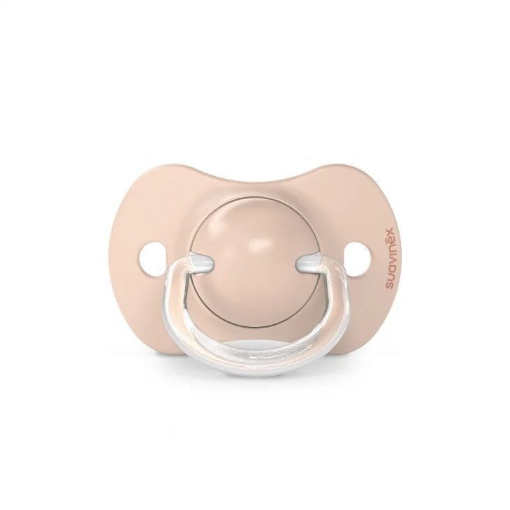 Suavinex Suzeta fiziologica SX Pro din silicon 2 buc 6-18 luni Dreams piersic
