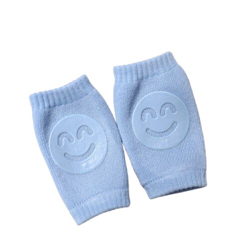 SuperBaby Genunchiere cu silicon pentru bebe Smile 0-12 luni Bleu