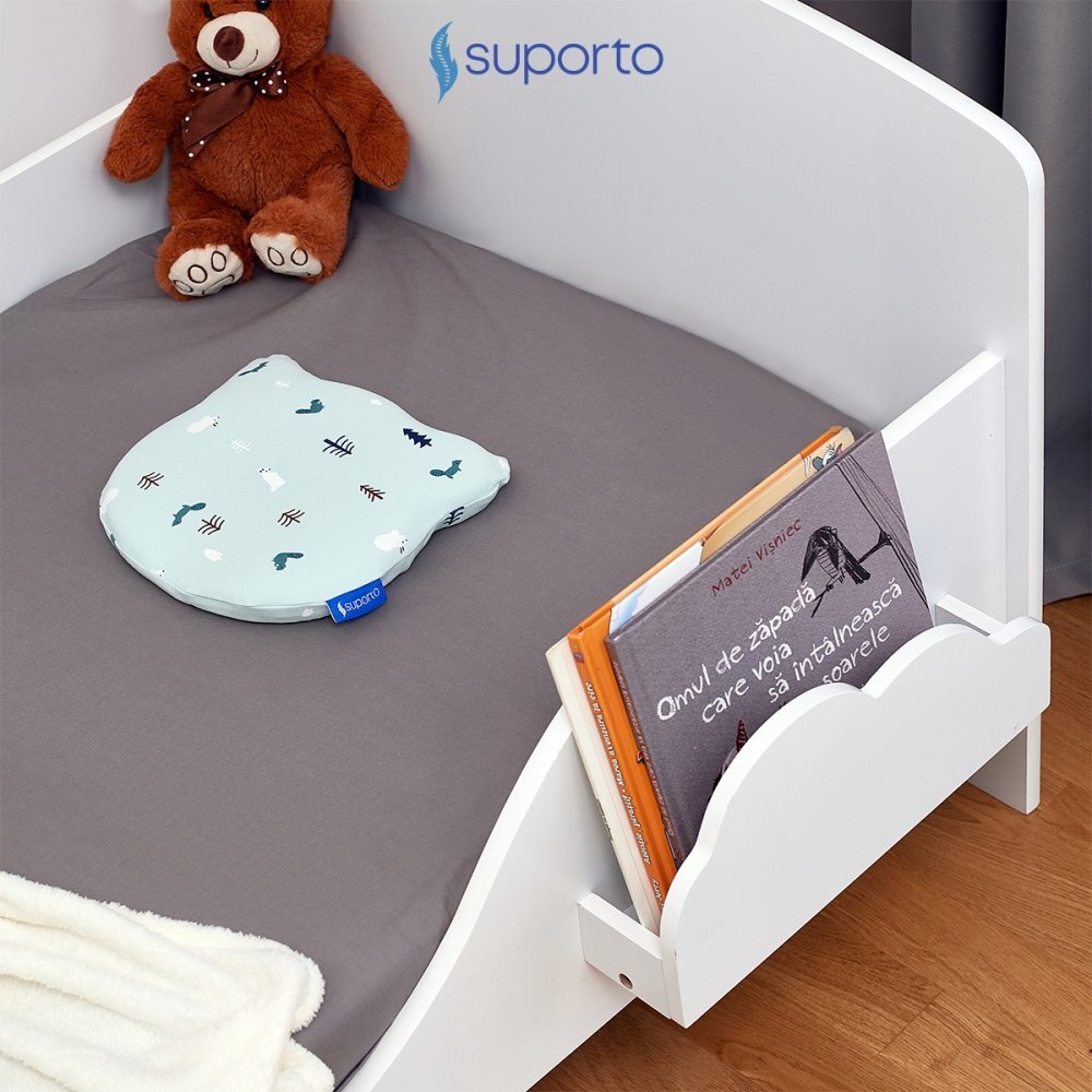 Suporto Fata de perna din bumbac pentru bebelusi Albastru