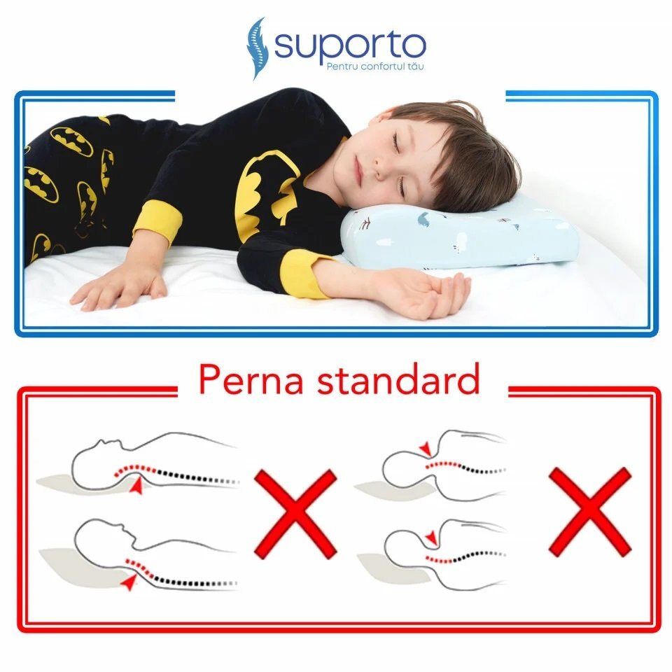 Suporto Fata de perna din bumbac pentru copii 2 ani+ Albastru
