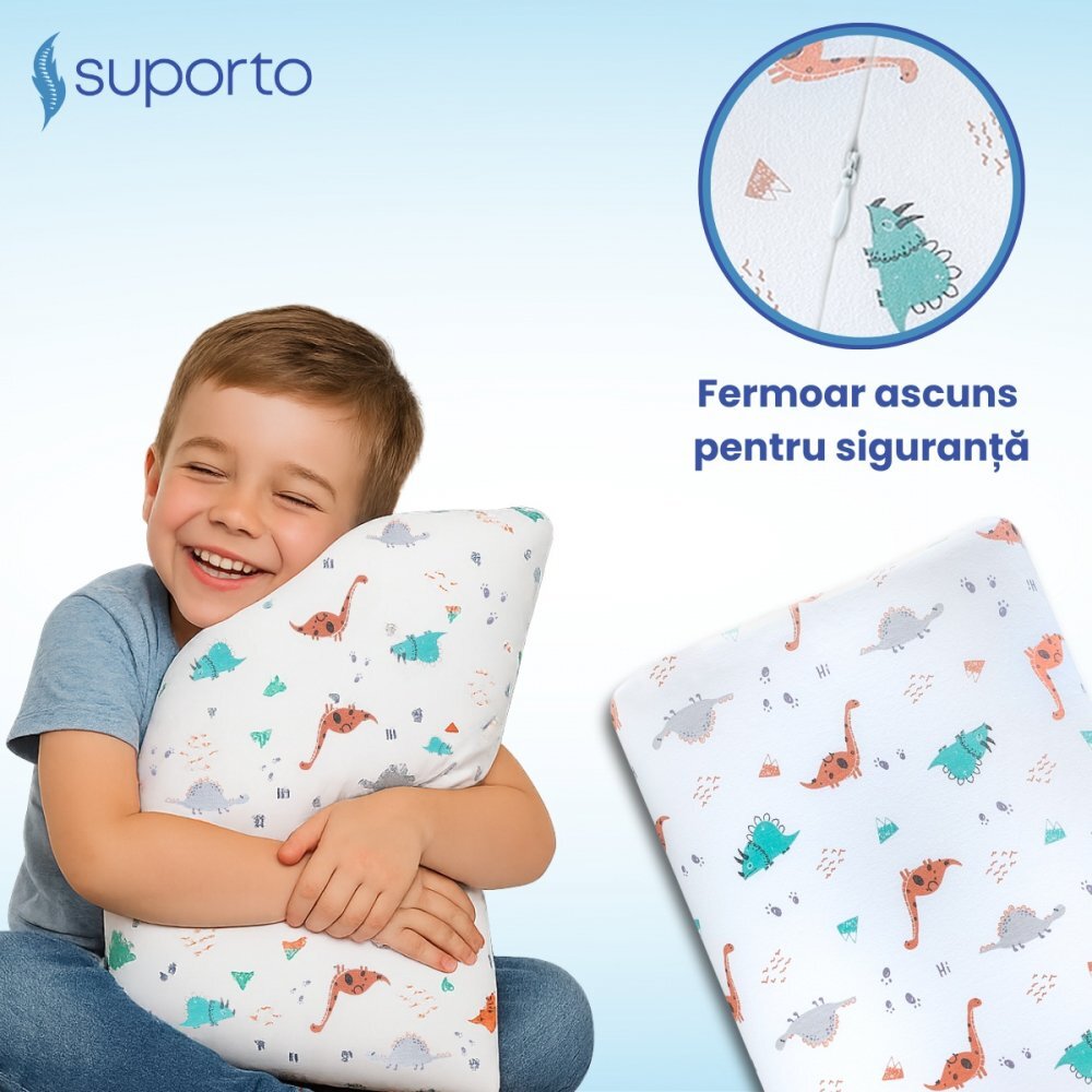 Suporto Fata de perna din bumbac pentru copii 2 ani+ Dinozauri