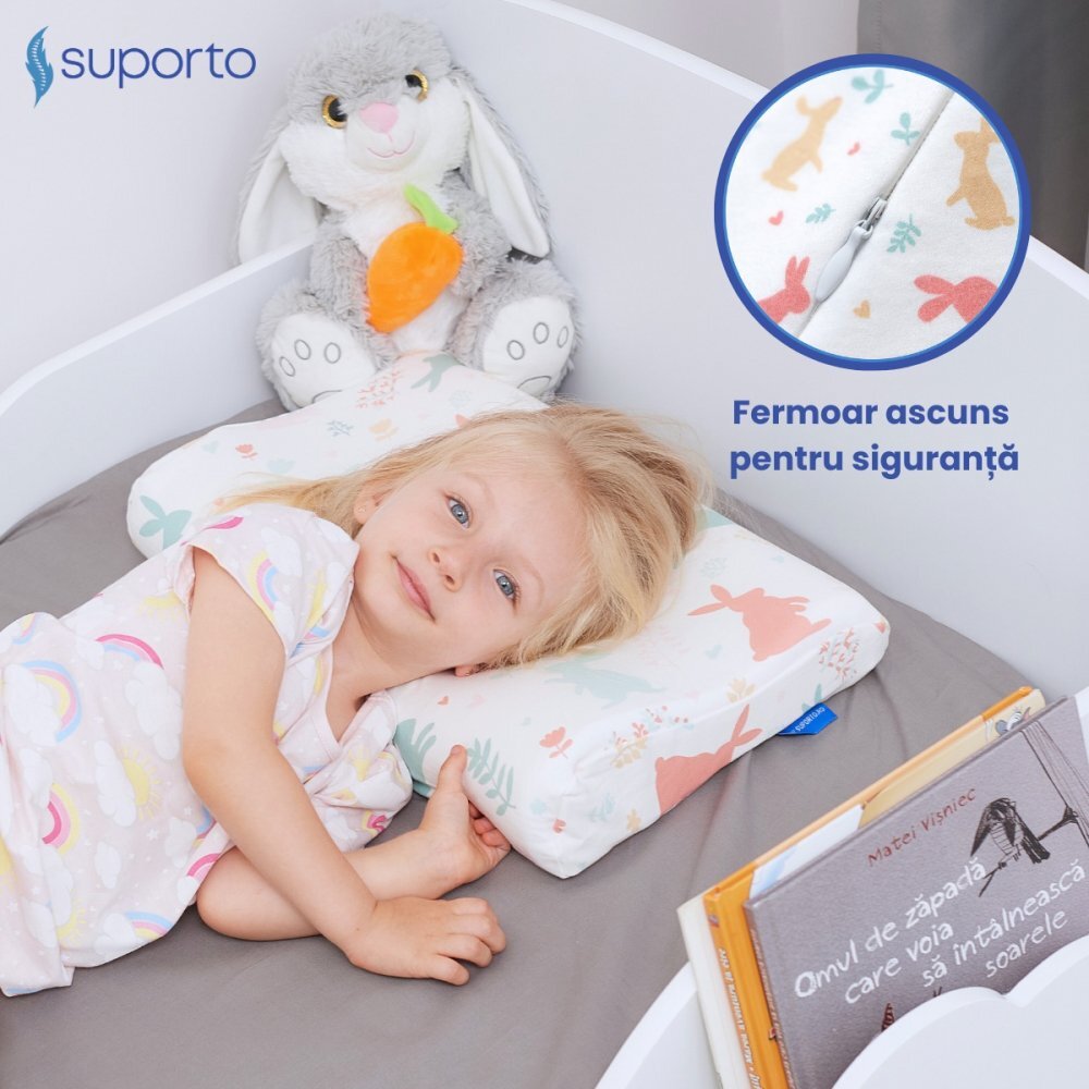 Suporto Fata de perna din bumbac pentru copii 2 ani+ Iepurasi