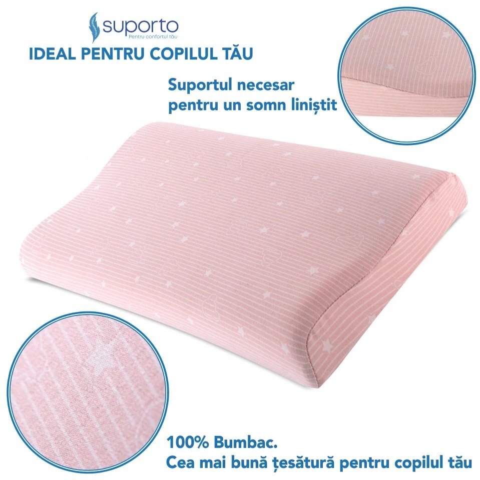 Suporto Fata de perna din bumbac pentru copii 2 ani+ Roz