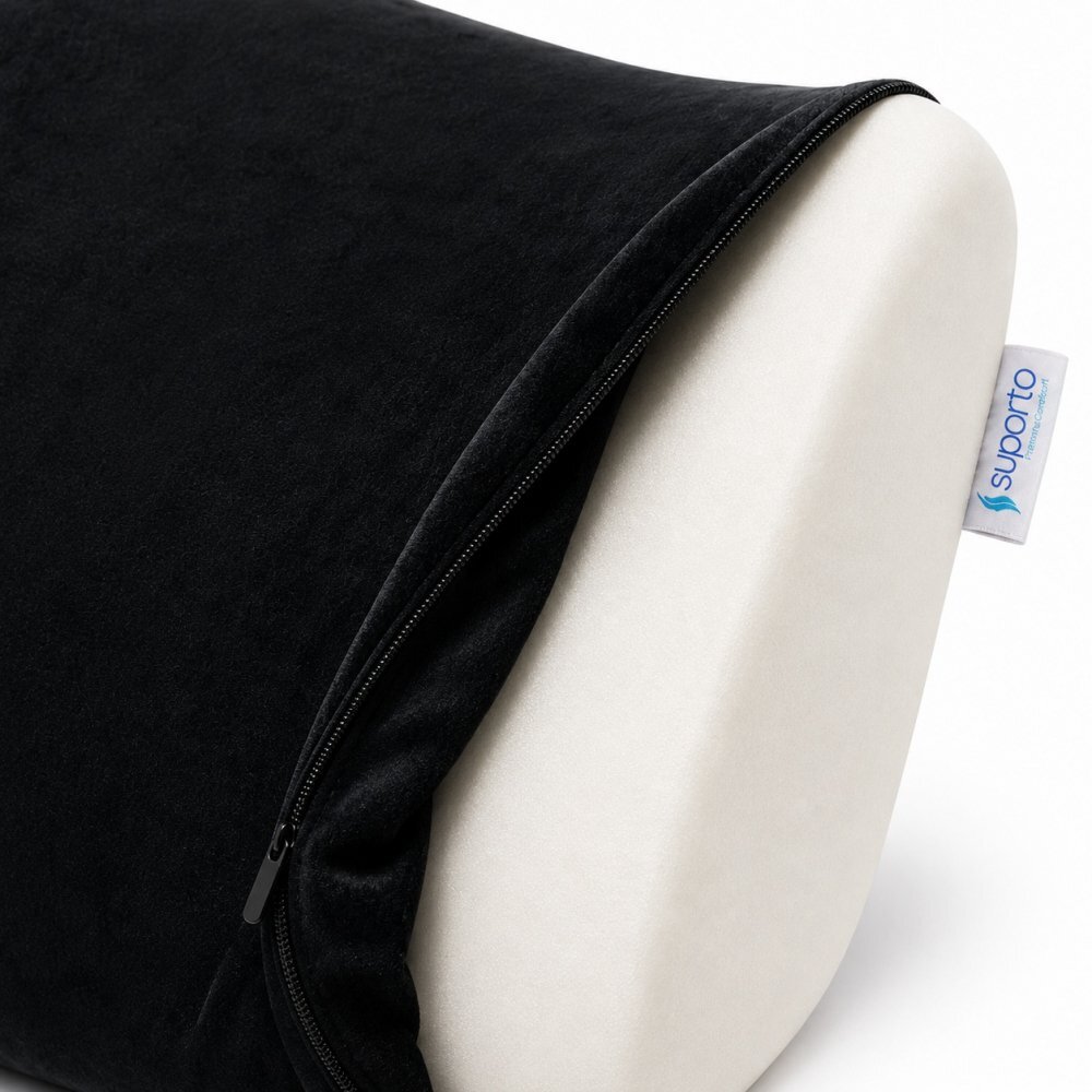 Suporto Husa pentru perna ortopedica lombara Classic negru