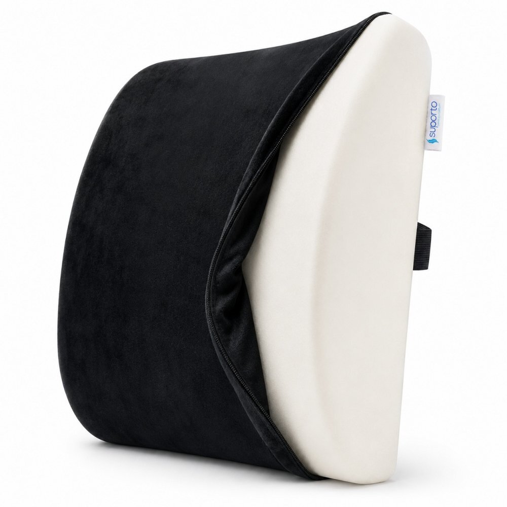 Suporto Husa pentru perna ortopedica lombara Classic negru