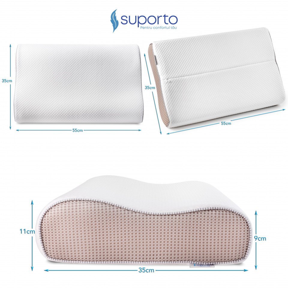 Suporto Perna de dormit ergonomica hipoalergenica Tencel Lyocell