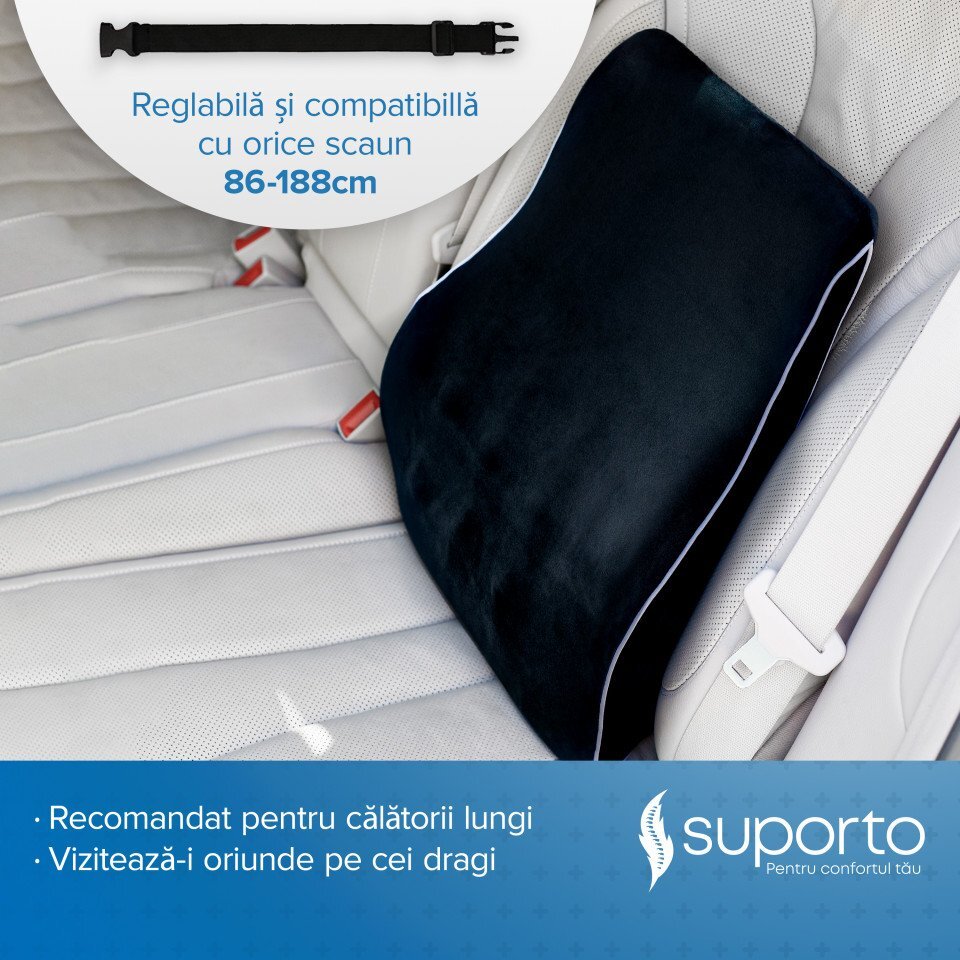 Suporto Perna ortopedica lombara completa Neagra