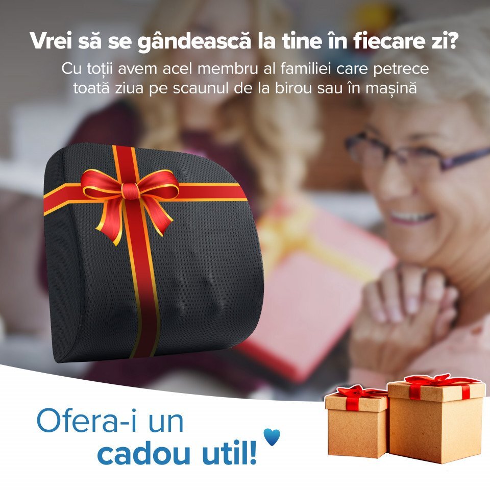 Suporto Perna ortopedica lombara lata din spuma cu memorie