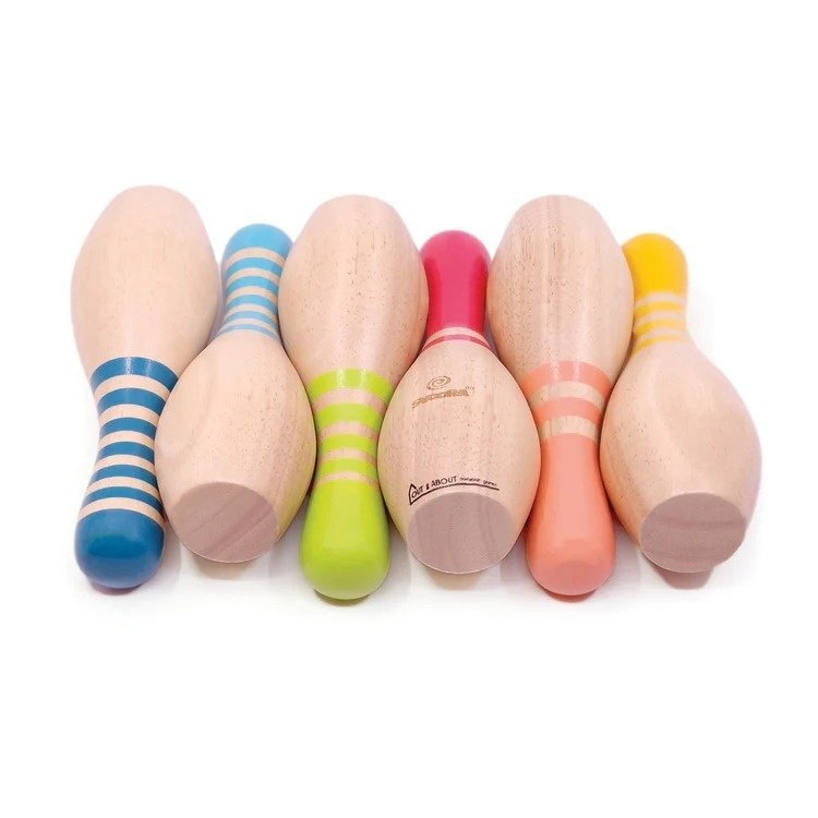 Svoora Set de bowling din lemn