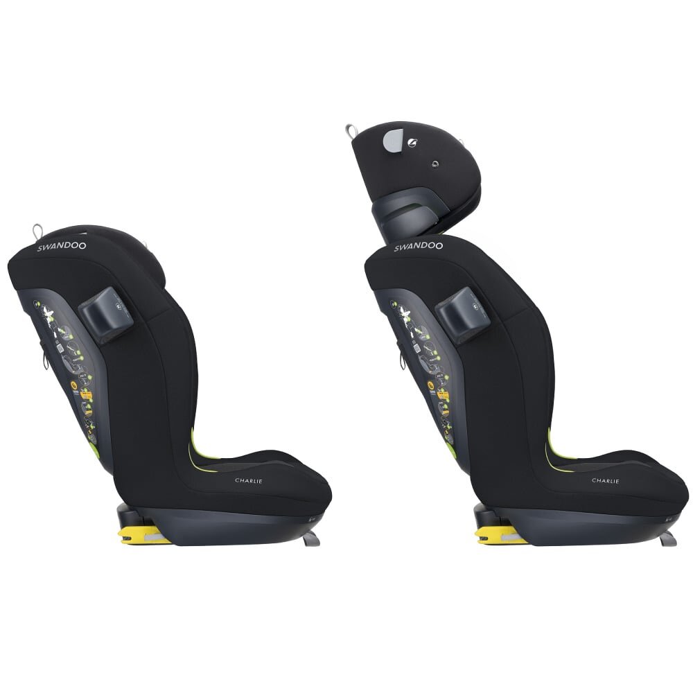Swandoo Scaun auto Charlie i-Size Chia Black testat Adac