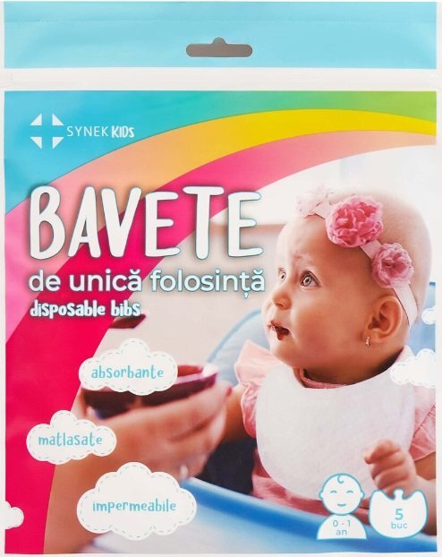 Synek Set 5 Bavete de unica folosinta 0-1 an