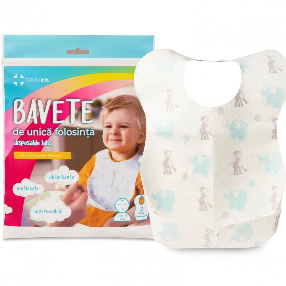 Synek Set bavete unica folosinta 5 buc 0.5luni - 5 ani