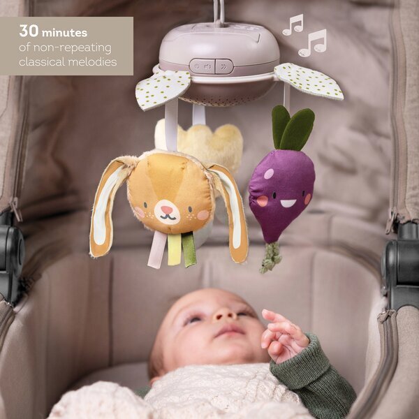 TAF TOYS Carusel muzical pentru carucior Urban Garden