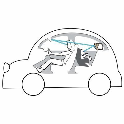 TAF TOYS Jucarie auto oglinda Koala retrovizoare