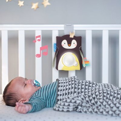TAF TOYS Jucarie multifunctionala cu inel gingival Pinguinul Prince