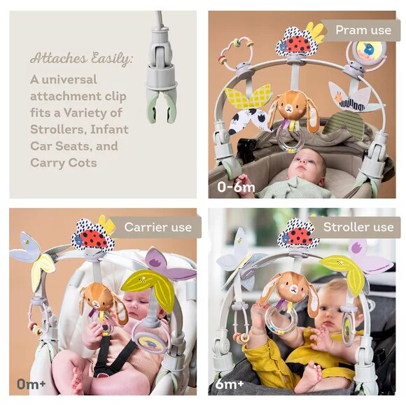 TAF TOYS Jucarie pentru carucior arcada Urban Garden