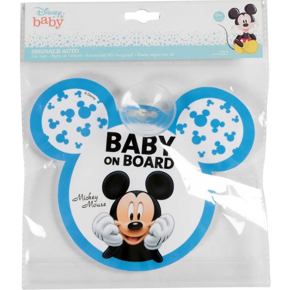 TataWay Semn de avertizare Baby on Board Mickey CZ10423