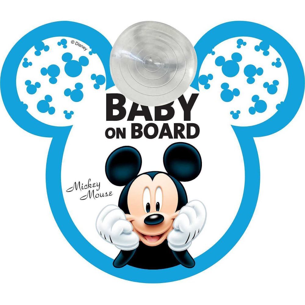 TataWay Semn de avertizare Baby on Board Mickey CZ10423