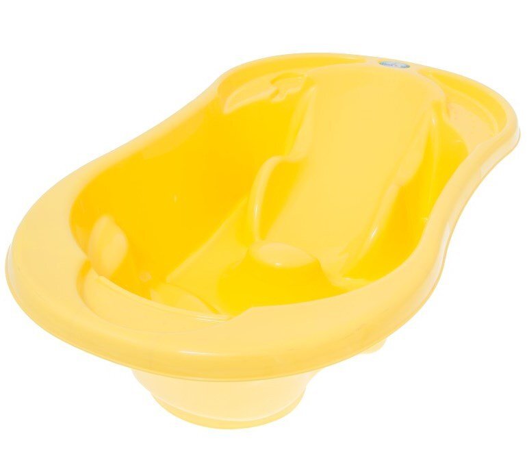 TEGA BABY Cadita anatomica cu termometru Komfort Galbena