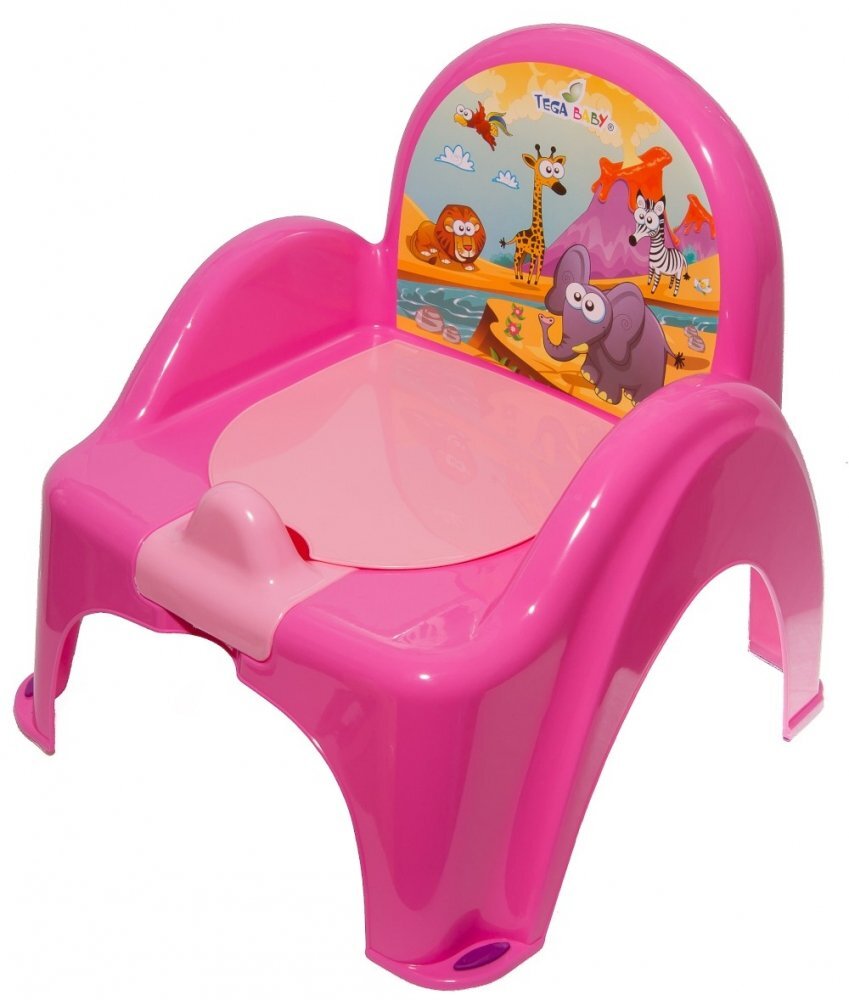 TEGA BABY Mini toaleta Safari roz