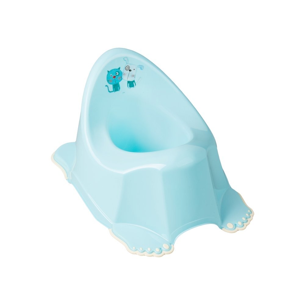 TEGA BABY Olita plastic antiderapanta CatDog albastra
