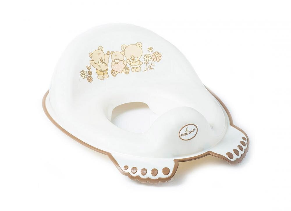 TEGA BABY Reductor toaleta anti-derapant Lux Bear alb