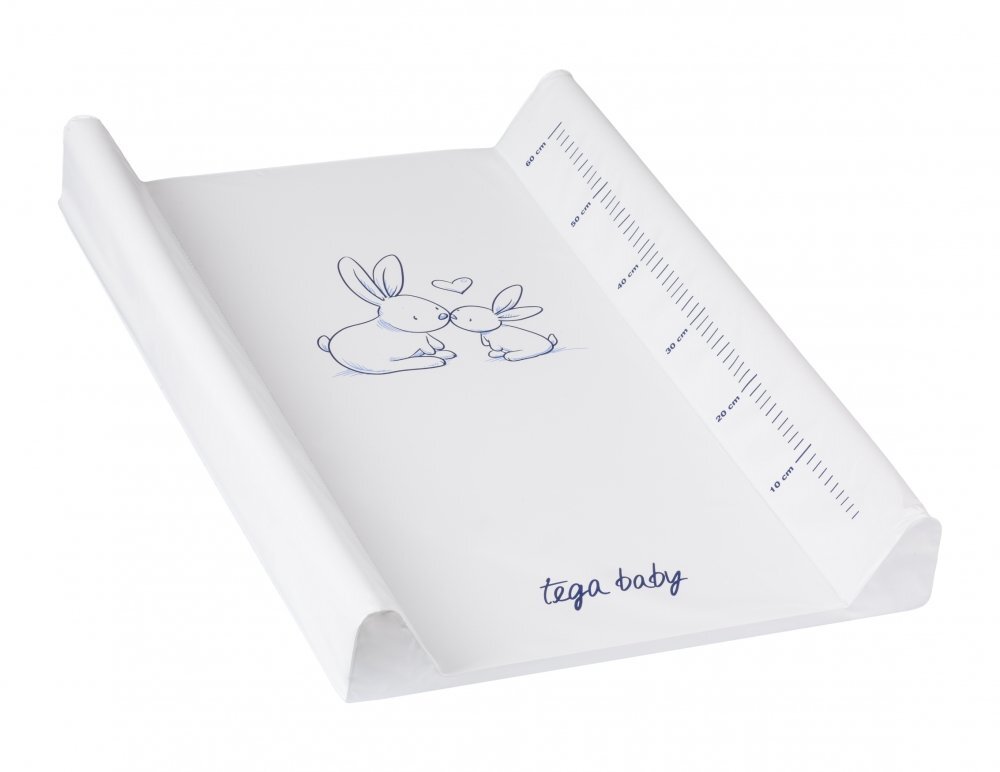 TEGA BABY Salteluta de infasat cu intaritura 70x50 cm Iepuras alb
