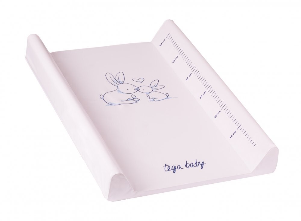 TEGA BABY Salteluta de infasat cu intaritura 70x50 cm Iepuras roz
