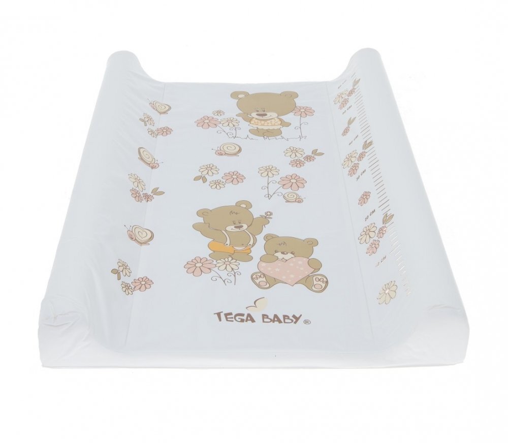 TEGA BABY Salteluta de infasat cu intaritura 70x50 cm Ursulet alb