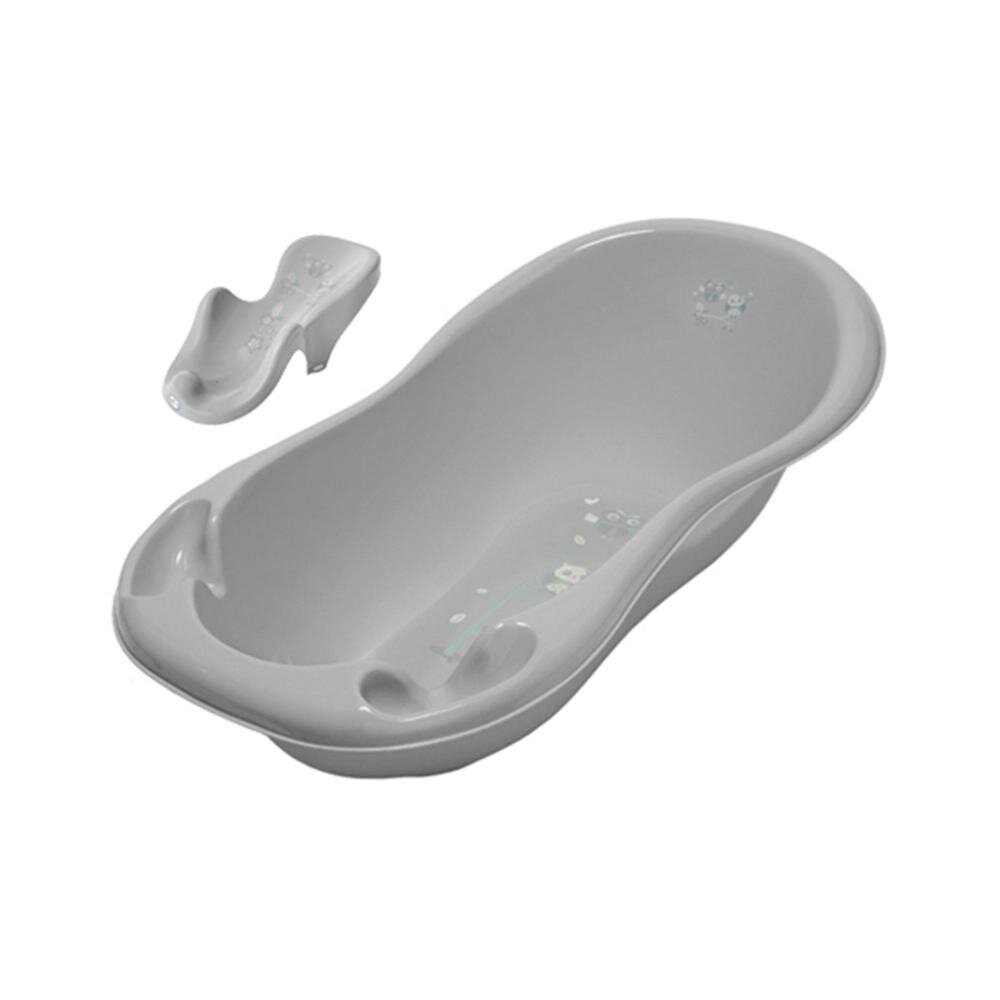 TEGA BABY Set cadita 102 cm cu senzor de temperatura si suport anatomic Bufnita Gri
