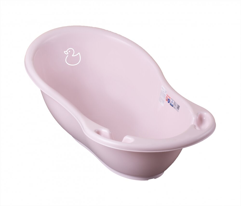 TEGA BABY Set Cadita 102 cm cu suport metalic Duck Roz