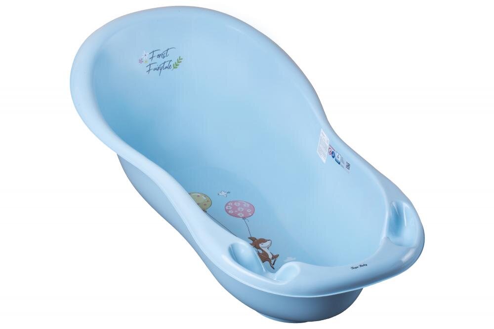 TEGA BABY Set cadita 86 cm cu senzor de temperatura si suport anatomic Forest Albastru
