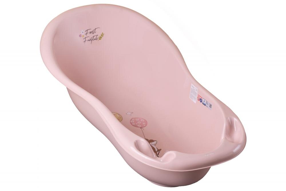 TEGA BABY Set cadita 86 cm cu senzor de temperatura si suport anatomic Forest Roz