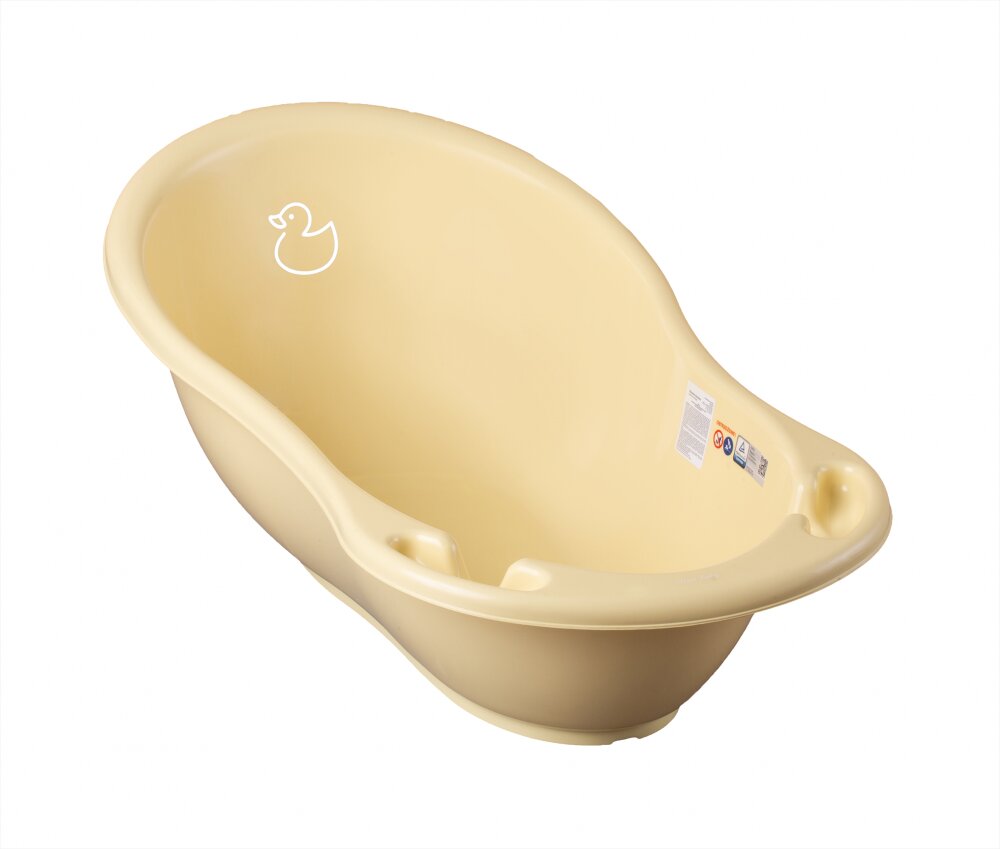 TEGA BABY Set Cadita 86 cm cu suport metalic Duck Galben