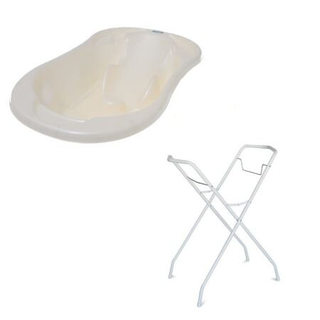 TEGA BABY Set Cadita anatomica cu suport metalic Komfort Pearl