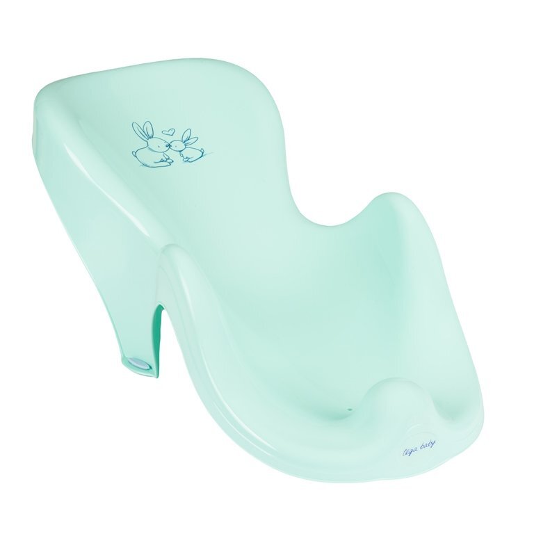 TEGA BABY Set Cadita Little Bunnies 102cm cu Suport metalic si Suport Anatomic Mint