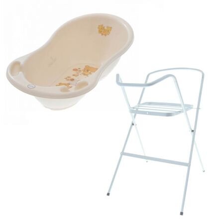 TEGA BABY Set cadita Lux Bear 102 cm Beige cu suport cadita