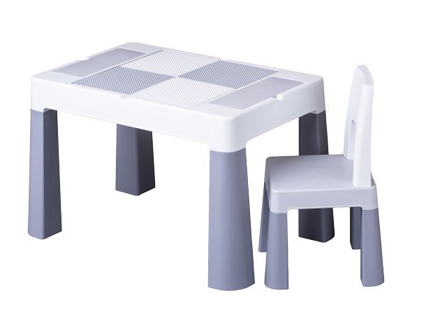 TEGA BABY Set masuta cu scaunel Multifun Gri