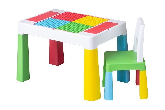 TEGA BABY Set masuta cu scaunel Multifun Multicolor