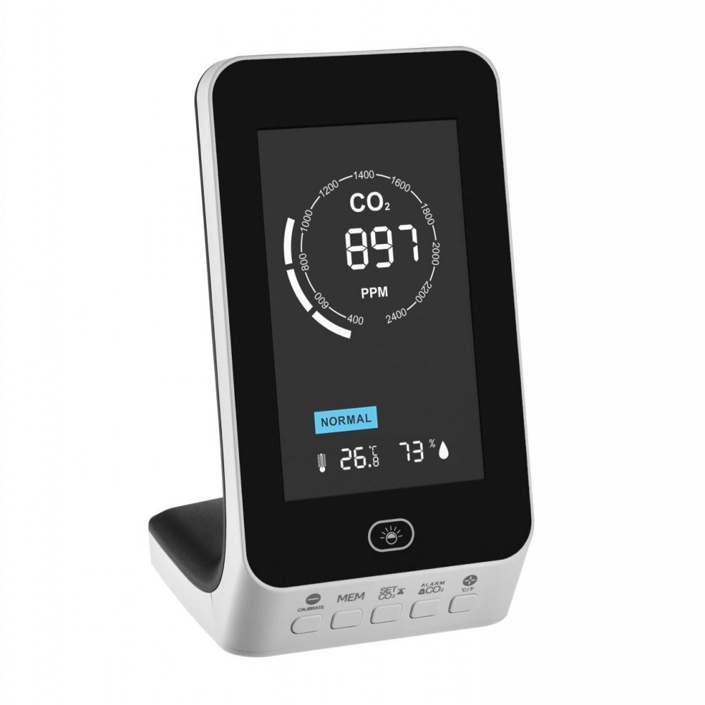 TFA Monitor dioxid de carbon (CO2) cu afisaj temperatura si umiditate AIRCO2NTROL UP 31.5010.02