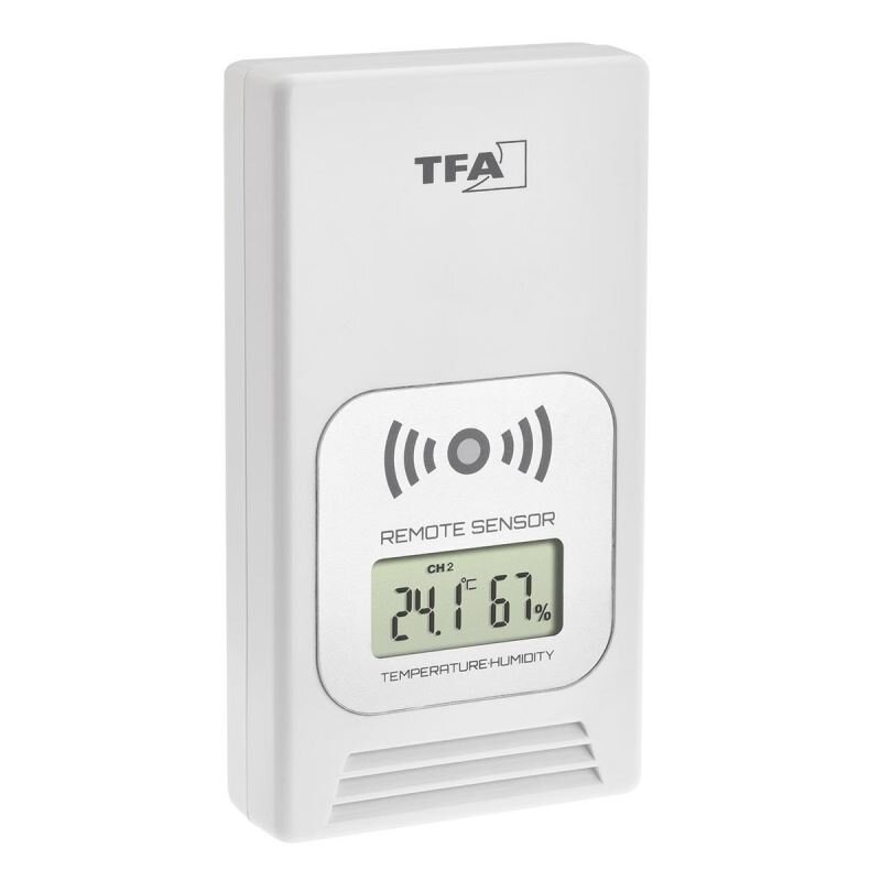 TFA Statie meteo wireless Life 35.1153.02 cu transmitator wireless extern inclus alb