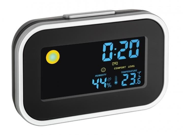 TFA Termo-higrometru cu ceas si alarma iluminat 60.2015