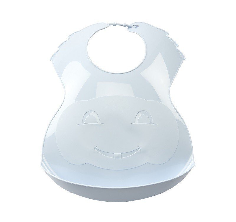 Thermobaby Baveta din plastic moale Baby Blue