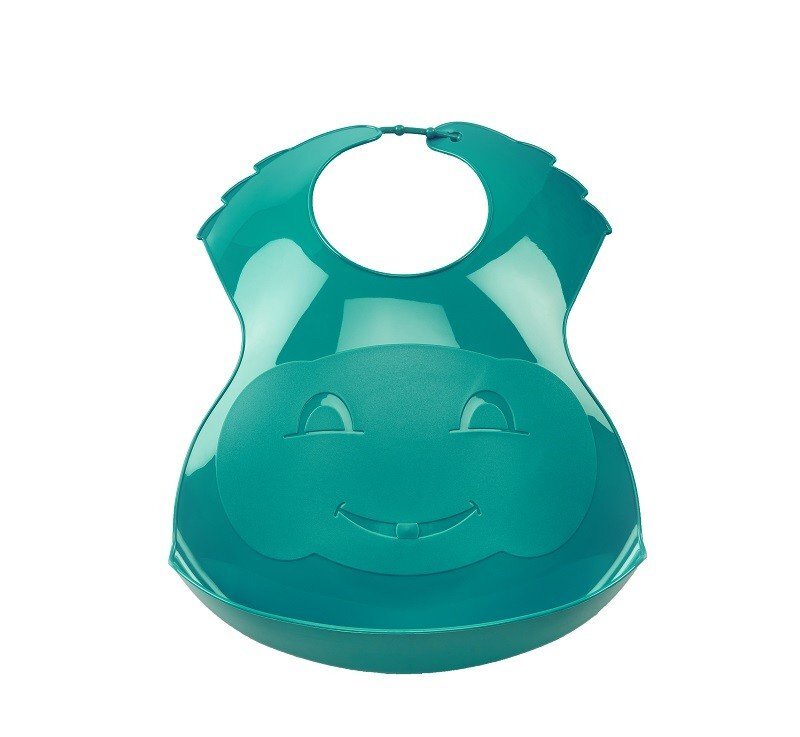 Thermobaby Baveta din plastic moale Deep Peacock